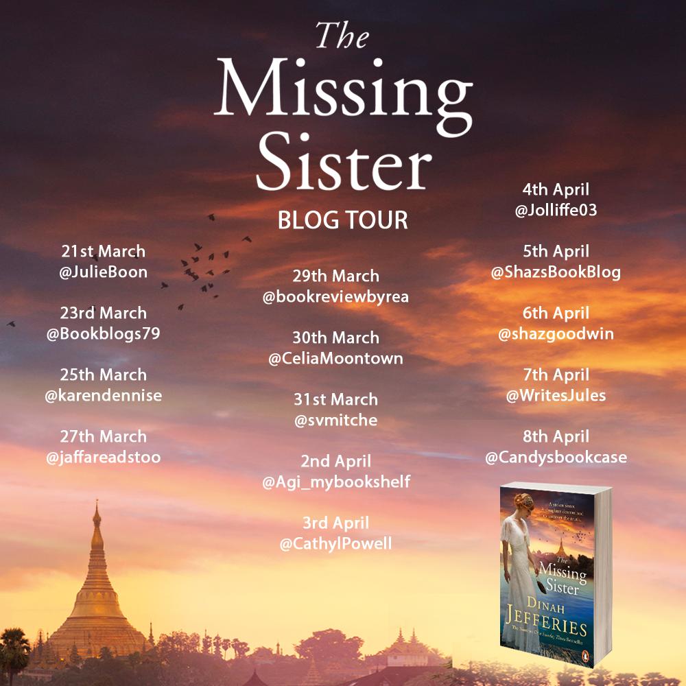 I was delighted to be asked to join the #blogtour for the very atmospheric and enjoyable #TheMissingSister by @DinahJefferies @GeorgiaKTaylor @PenguinRHUK 
You can find my review here - onemoreword.uk/2019/02/27/the…