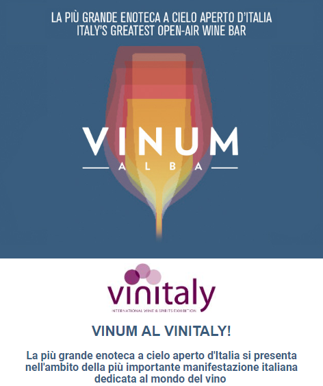 Chi visiterà il 🍷VINITALY 🍷domani?
Prendete nota ‼️Pad. 10 - stand G2 - area istituzionale "Sala Convegni - Piemonte" alle ore 13‼️.
Tutti presenti per la conferenza stampa di presentazione della 43ª Fiera Nazionale Vinum 👉bit.ly/2FF1o7a .
#vinumalba