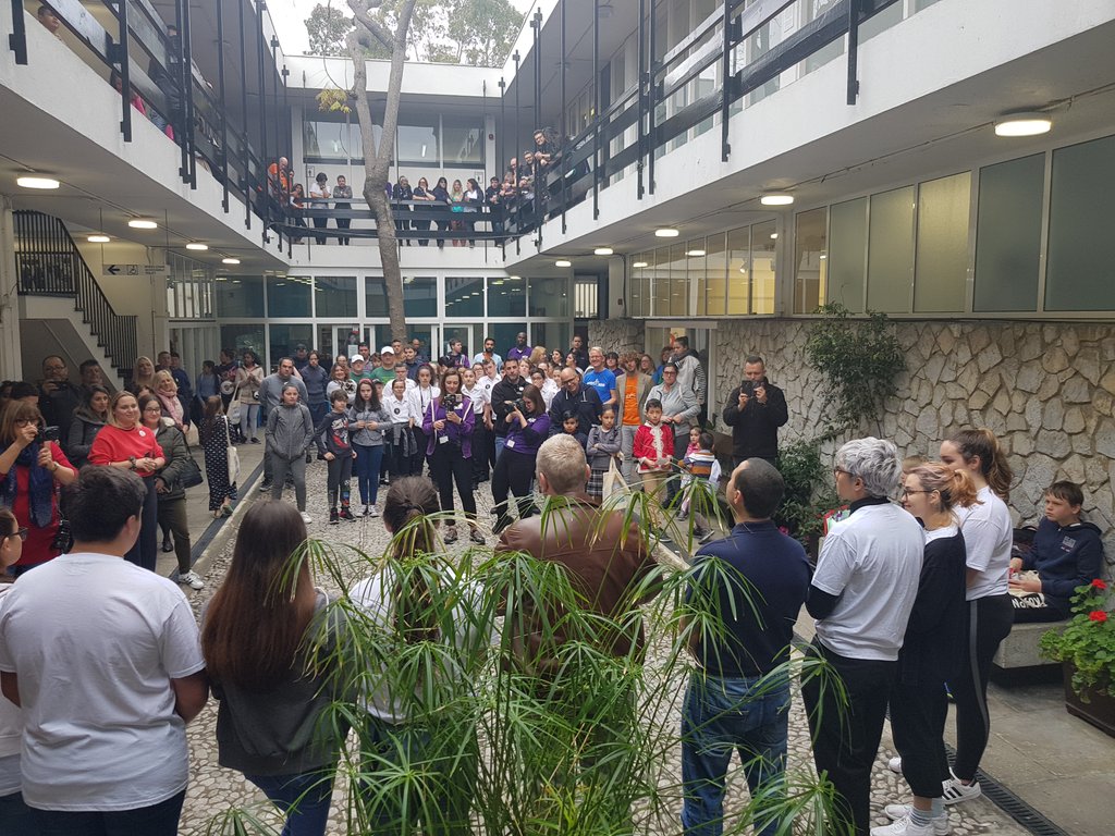 Youth Day 2019; Minister Steven Linares officially opens the event at the John Mackintosh Hall. A day organised by young people for young people @GibCulture@GAMPA@gibraltaryouthservice