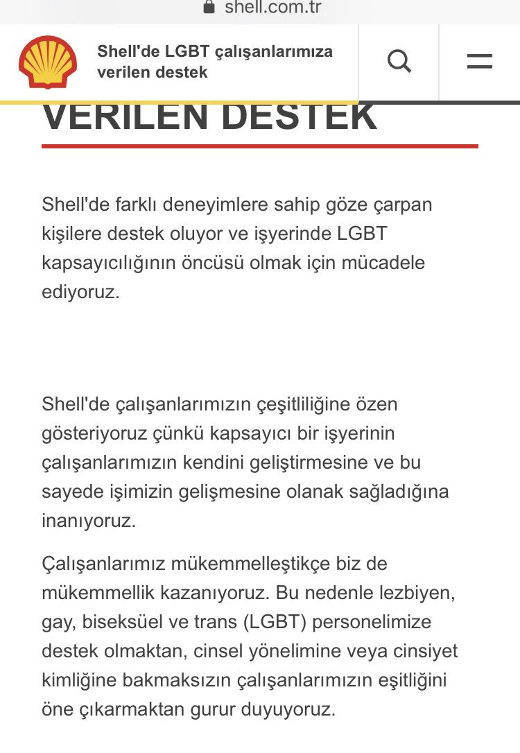 MuhammedAliAkmn's tweet photo. Shell firmasından Türkiye’de eşcinsellere destek... https://t.co/DQaw605nM7