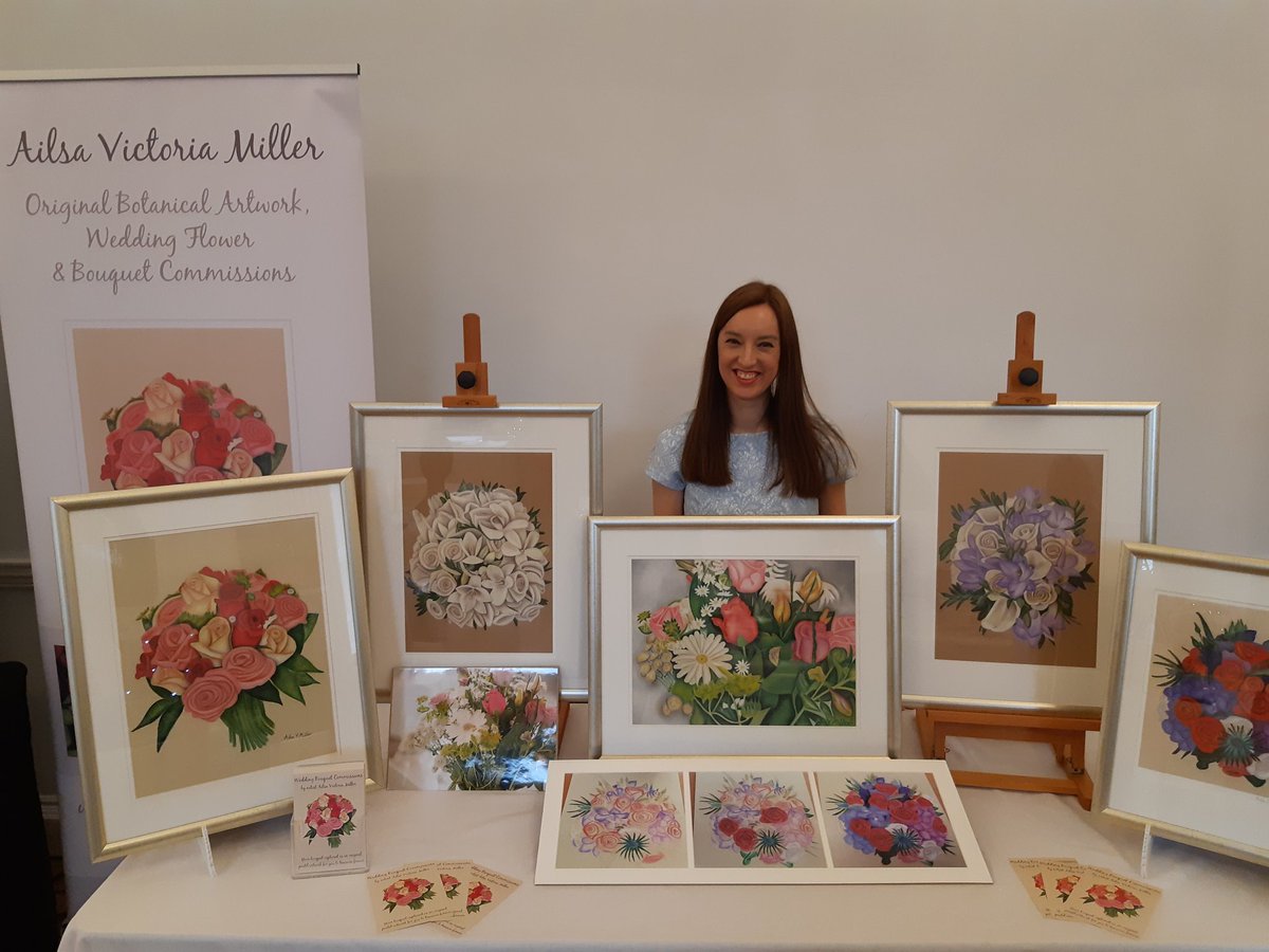 AilsaVMiller's tweet photo. All set up in The Grand Hall in the Priory Building at the Hexham Wedding Fair. I'm here from 11am till 3pm. https://t.co/fg1PeNDZmc