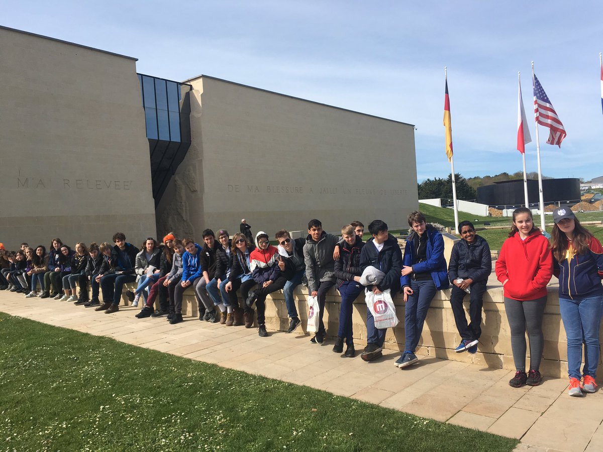 BoothamHistory's tweet photo. At the Peace Mueseum at Caen @boothamemc @BoothamSchool https://t.co/lnNb3MRybo