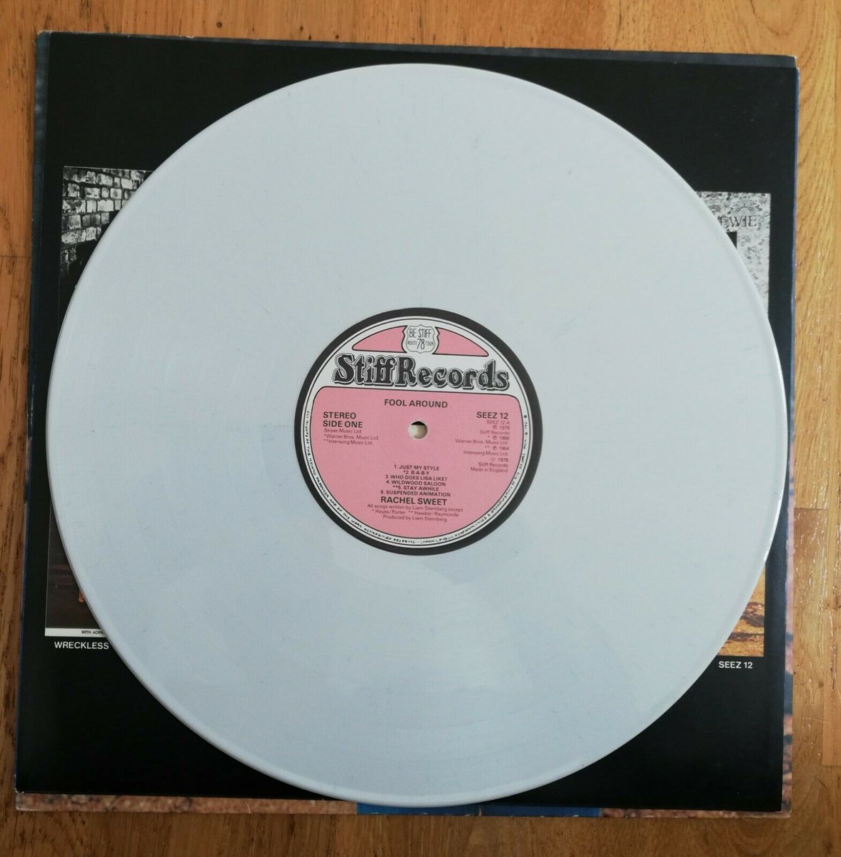 RichardBalls's tweet photo. Rachel Sweet - Fool Around. Original Stiff Records LP on white vinyl for sale. Get biding! https://t.co/OeQucYsdZc #BeStiff #vinyl #records https://t.co/DZVwuba9FC