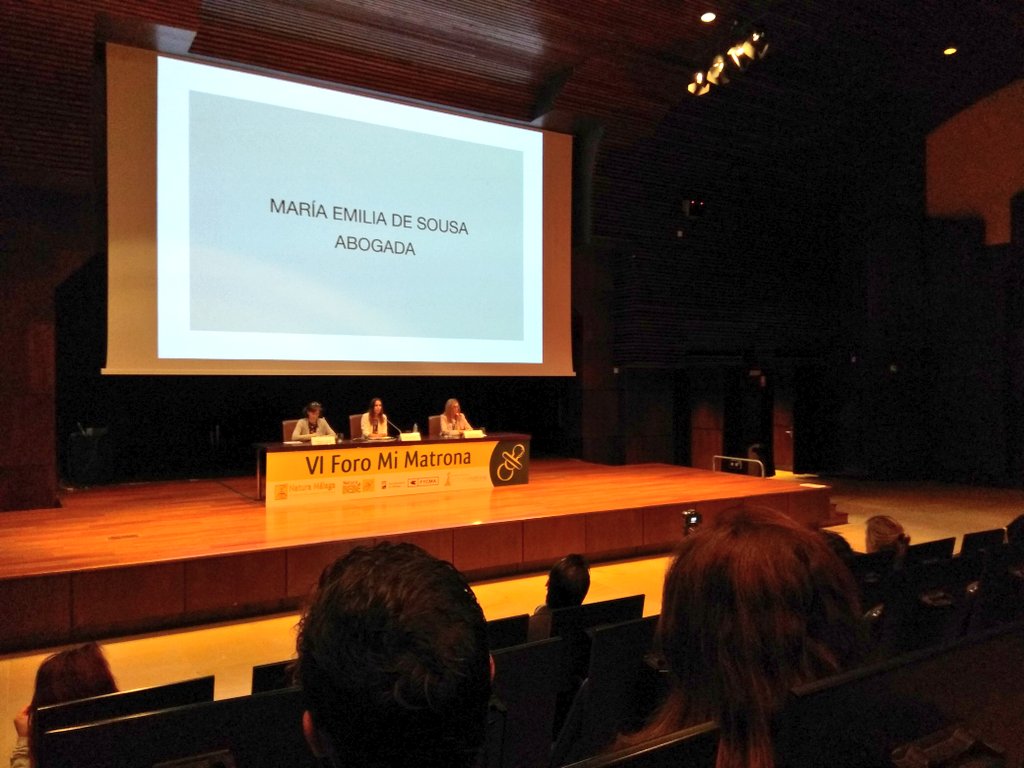NaturaMLG's tweet photo. ¡Bienvenidos a la segunda jornada del VI Foro Mi Matrona en @NaturaMLG!  📣 Estamos muy atentos a la conferencia sobre "Derechos en la maternidad y conciliación" a cargo de Emilia Sousa, abogada especializada en desigualdad 👶🤰 @CentroMiMatrona | #NaturaMLG https://t.co/1AUY0wi01T