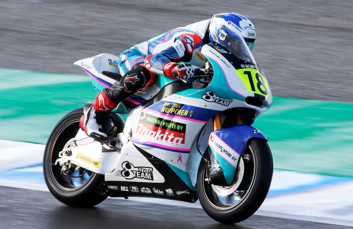 TeamStylobike's tweet photo. @NikiTuuli se ha clasificado segundo en la segunda carrera de Estoril y es líder del Moto2 European Championship con 45 puntos. @MatteoCiprietti se ha clasificado en la 24ª posición.
#stylobiketeam #moto2 @CEVMotorcycle https://t.co/XPC3JRVDmx