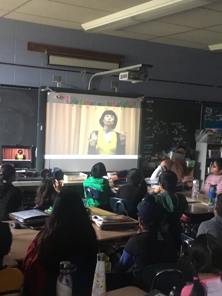 Live webcast with one of our favorite authors, Margaret Peterson Haddix. @JMI_Edison  #sljharpercollins @MPHaddix #jmiknights #edisonk12