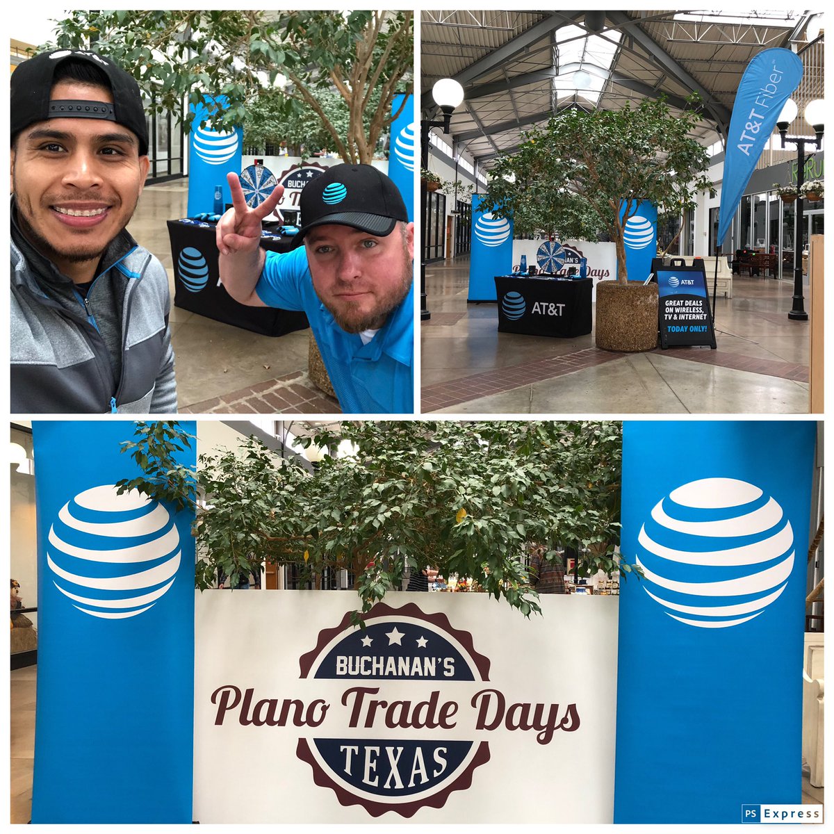 AngelJNTX's tweet photo. Come trade your old service provider for AT&amp;T at plano trade days!!! #Powercentral #NTXInnovationDrivers #PaintCentralBlue @shawnglinski @LisaKLuff @fjdevereux @AmberC_Rendon @TravisChamber5 @brianjshay https://t.co/TbUz9XaMXz