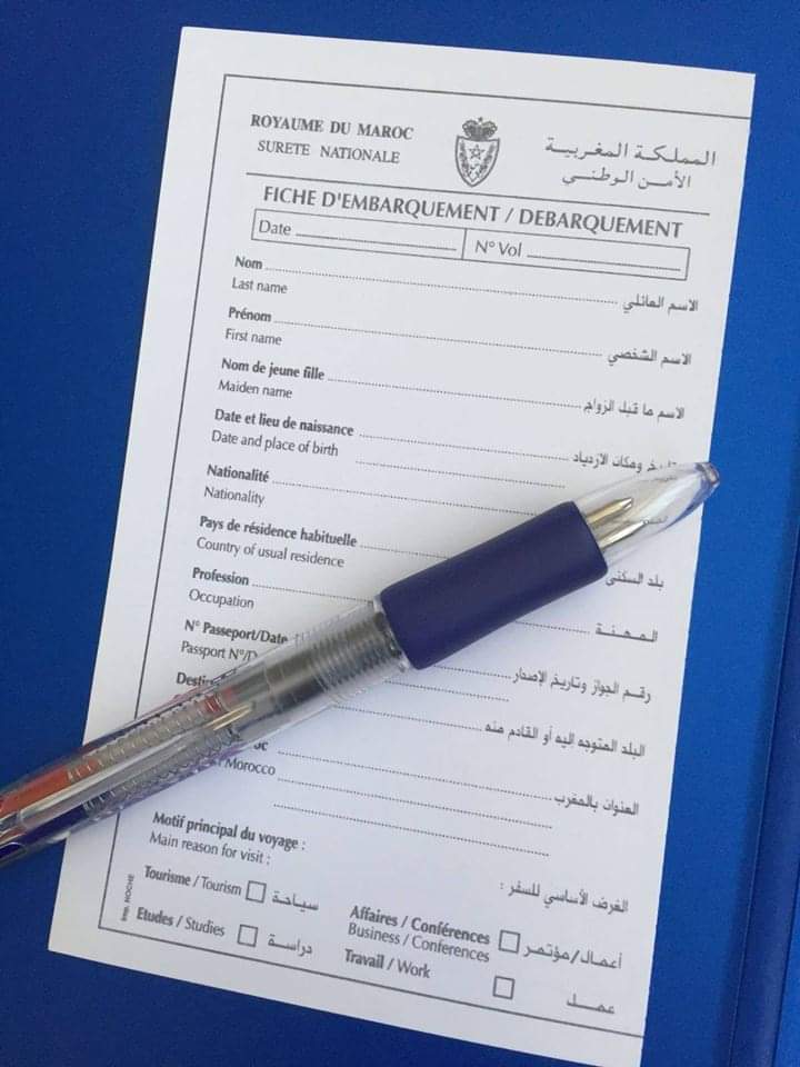 <a href="/MuchMorocco/">Visit Morocco</a> Really helpful information. Especially the emergency contact numbers.  
And the information about the landing cards too. I've mentioned this to people in the past &amp; since they couldn't find it on the official website, they didn't believe me 🤷‍♀️ TOP TIP: A pen comes in handy too.