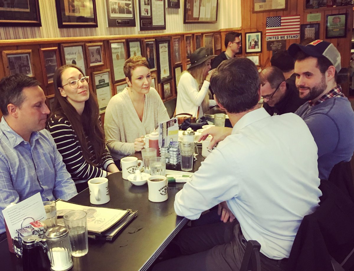 BetoORourke's tweet photo. Sunday morning breakfast https://t.co/zbo4m4yE9C