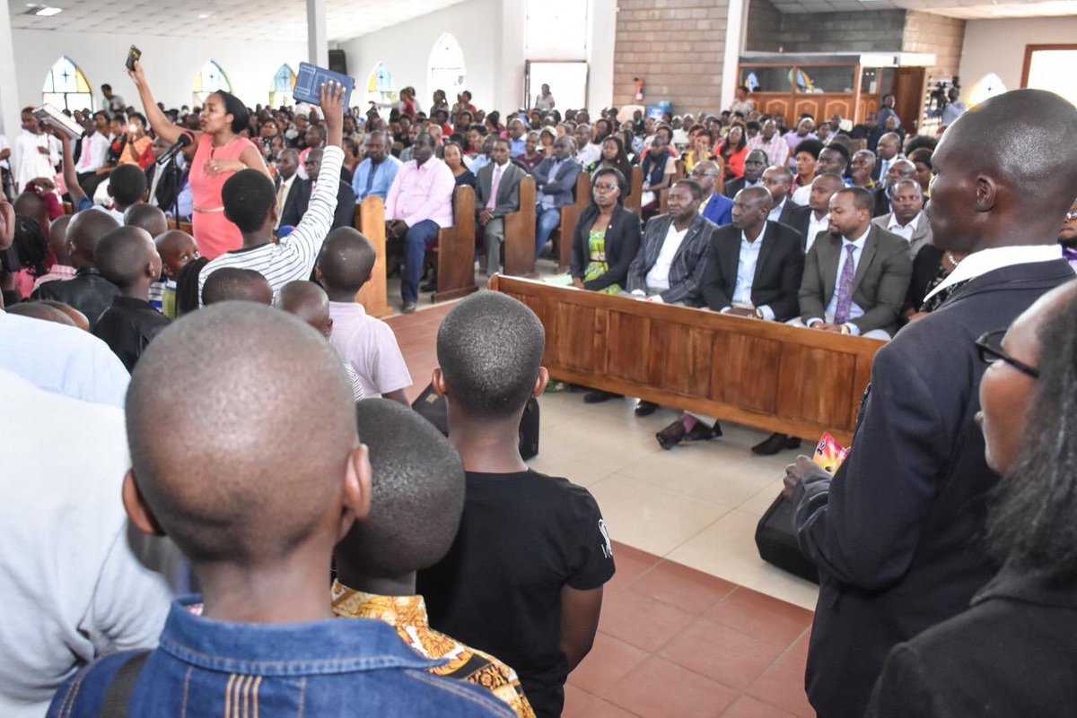 “Take delight in the Lord,and he will give you the desires of your heart.

Accompanied the Deputy President,William Ruto, together with other leaders for a church service at P.C.E.A Nairobi West,Lang’ata and I urged all leaders to work together for the greatness of our country.