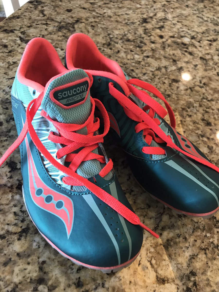 LaraPlaisance's tweet photo. @WaukeeTrackClub does anyone need a pair of size 8 spikes? Worn for 2 meets last season. https://t.co/ji3SY8ejnd