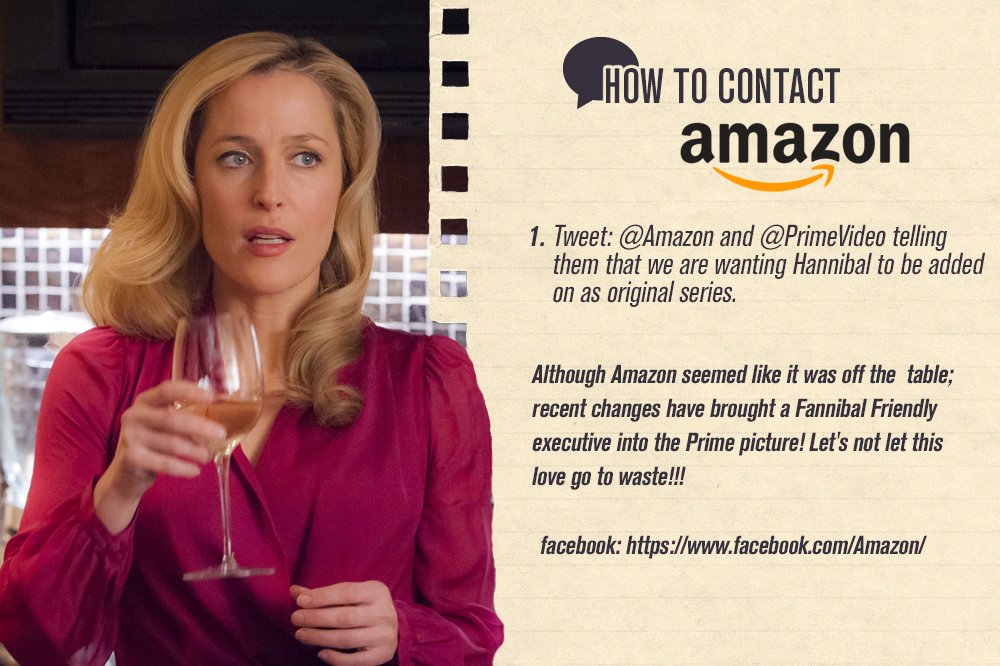 FannibalMovemnt's tweet photo. Happy #AmazonFriday ! 🦌 Let's tweet to @ Amazon @ PrimeVideo @ AmazonStudios and ask them to pick up #Hannibal as an original series! Let's prove them how much we want a S4 💗
Use the hashtag #SaveHannibal to post your screenshot with your request or include it in your tweet. https://t.co/wImkY44lGt