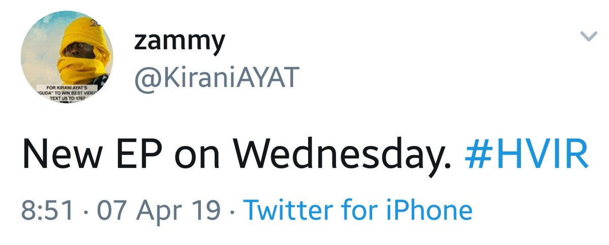 tweetdirk4's tweet photo. New @KiraniAYAT on Wednesday. #HVIR https://t.co/SOejAqAlWh