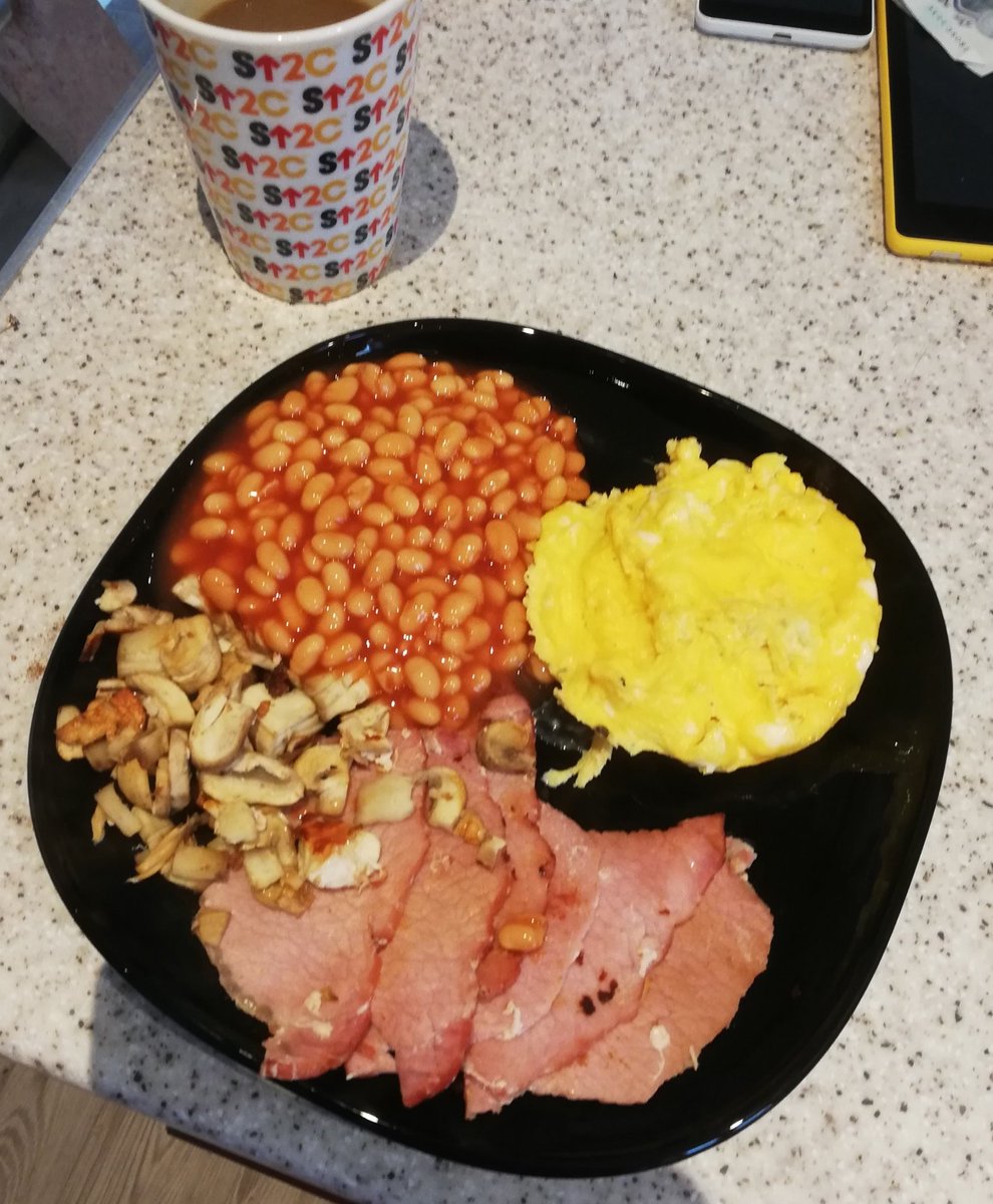 A healthy fry up had &amp; now time to work on the website &amp; become a businessman , wish me luck. 

#SundayMotivation