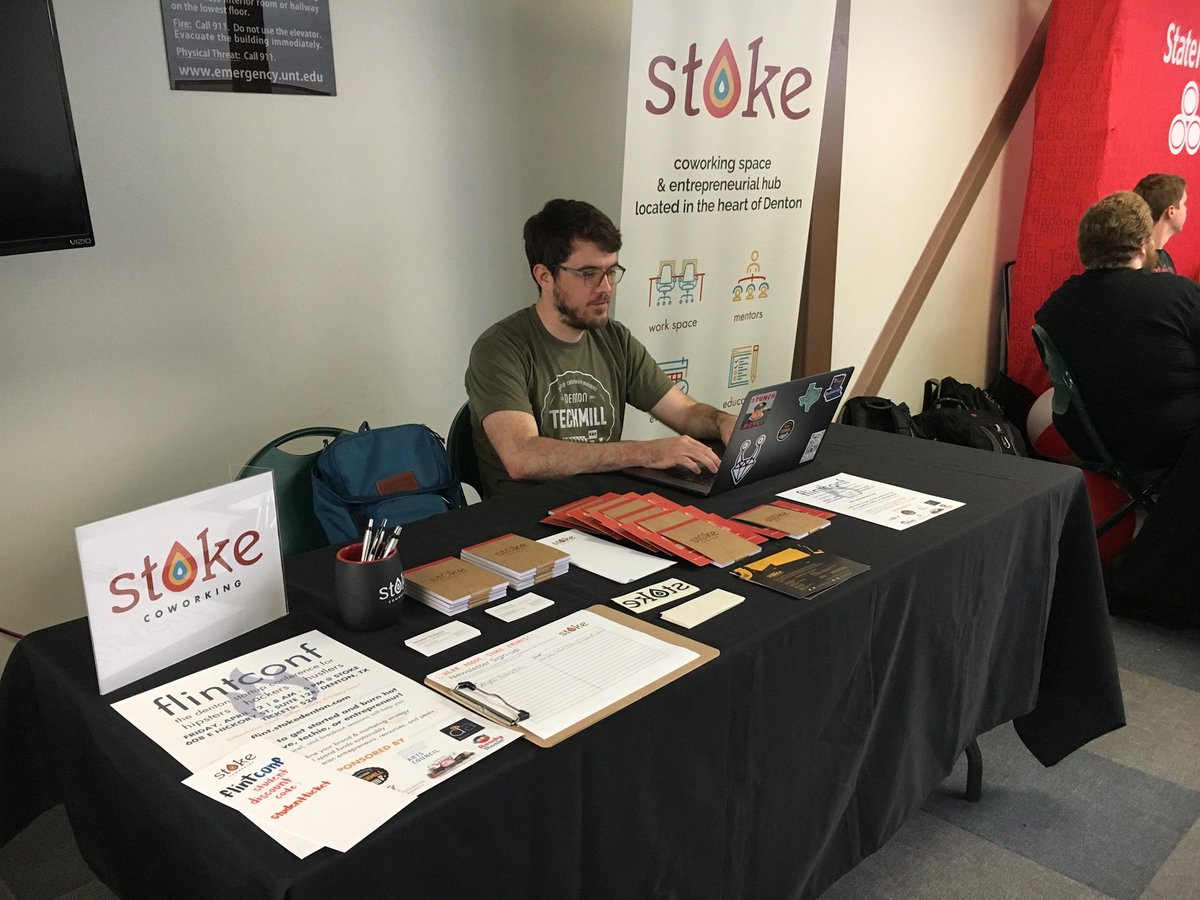 OfficialHackUNT's tweet image. Super nice of @TechMillDenton to support #HackUNT19.
We are stoked to have them!