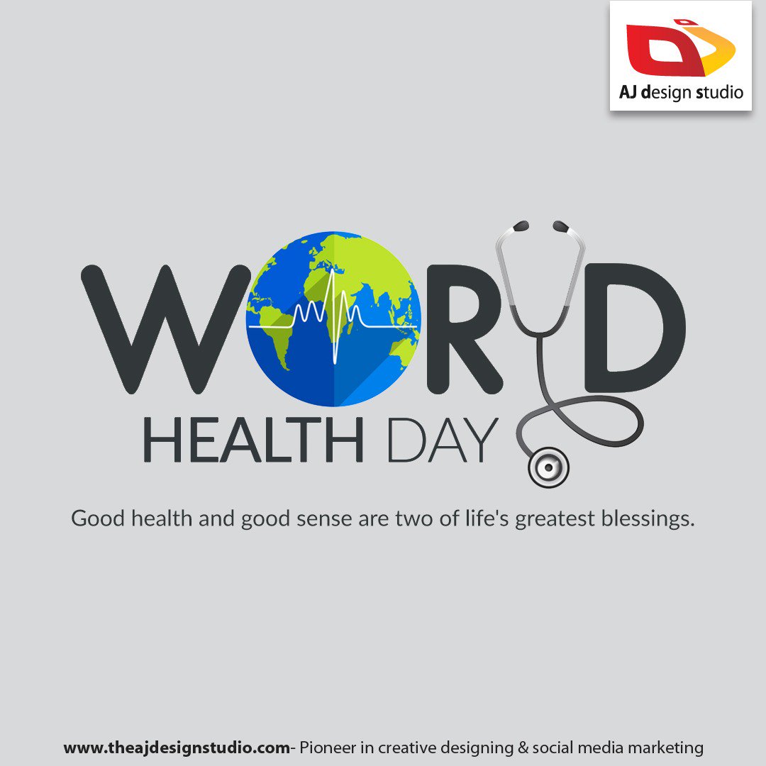 AJ Design Studio on Twitter: "Life is not merely being alive, but being  well. Happy World Health Day #HappyWorldHealthDay #Worldhealthday2019  https://t.co/T1O8I4ngua" / Twitter