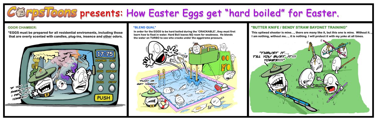 MCB_Quantico's tweet photo. CorpsToons
#Easter Series - Get "hard boiled"
#SwimQual #Recruits #Marines
@USMC @USMCOCS @MCRDSD @MCRDPI https://t.co/152KNwHN86
