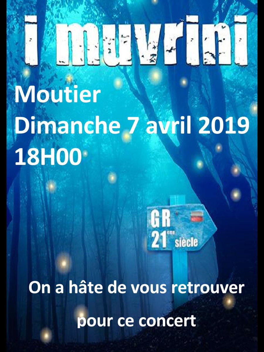 Morfusta's tweet photo. Möchte jemand hingehen? Hätte ein Ticket abzugeben ;)
#imuvrini #muvrini #concert #moutier #lucioletour
https://t.co/ZxmEd7ZKrW https://t.co/cjiCzavKO5