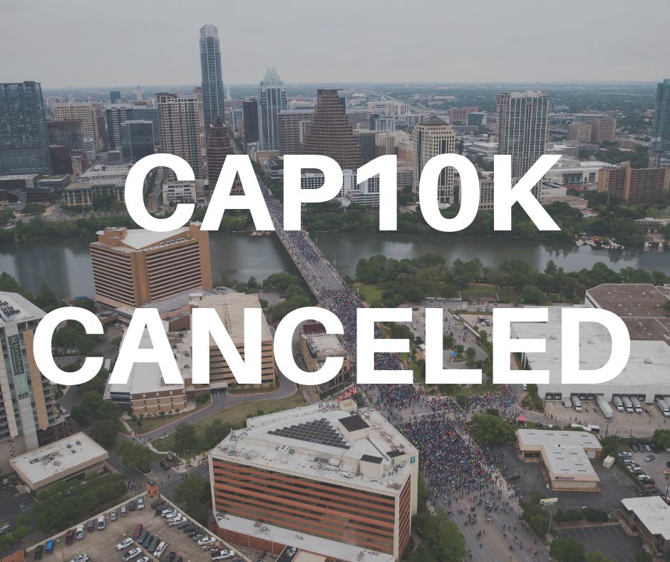 It is with very heavy hearts that we announce that the Cap10K has been canceled. We are sincerely sorry for the inconvenience &amp; disappointment. We're disappointed too, but nothing is more important than the safety of our thousands of runners &amp; volunteers along the course.