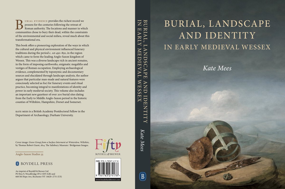 Excited to reveal that my book is now dressed to impress (all you early medieval burial/landscape enthusiasts) and almost ready to hit the shelves..! ✨

It's available to pre-order, should you so wish, here: boydellandbrewer.com/burial-landsca… #medievaltwitter #landscapearchaeology