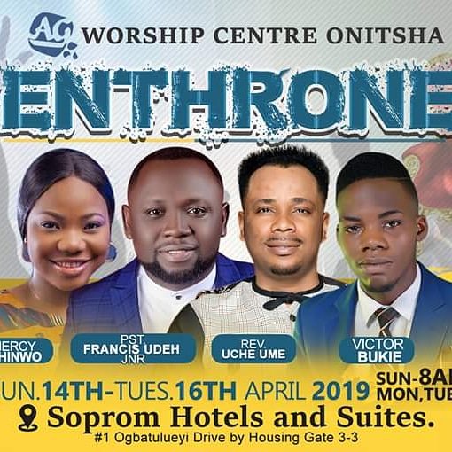 ChijiokeFeargo1's tweet photo. ENTHRONE
#enthrone
#sundaythought
#mercychinwo
@sopromhotel Onitsha. https://t.co/D5U7ps5utb