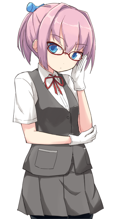 不知火(艦これ) 「めがぬい 」|柿崎のイラスト