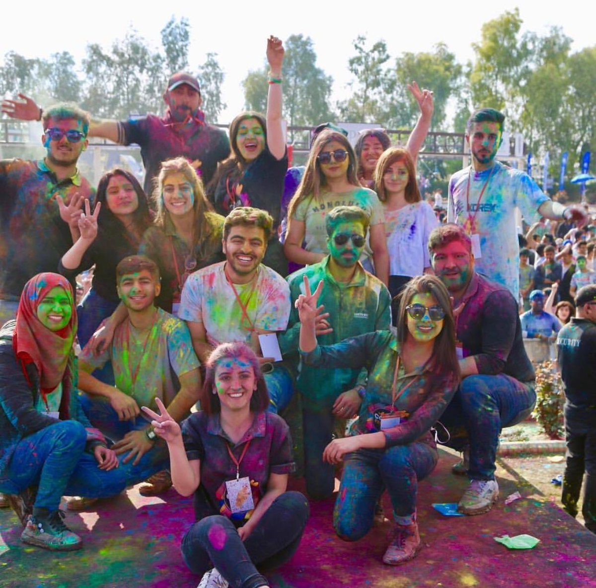 Colorful clothes and colorful souls. It was a blast. 
#ICF2019 #ColorFestival #ColorFestival2019