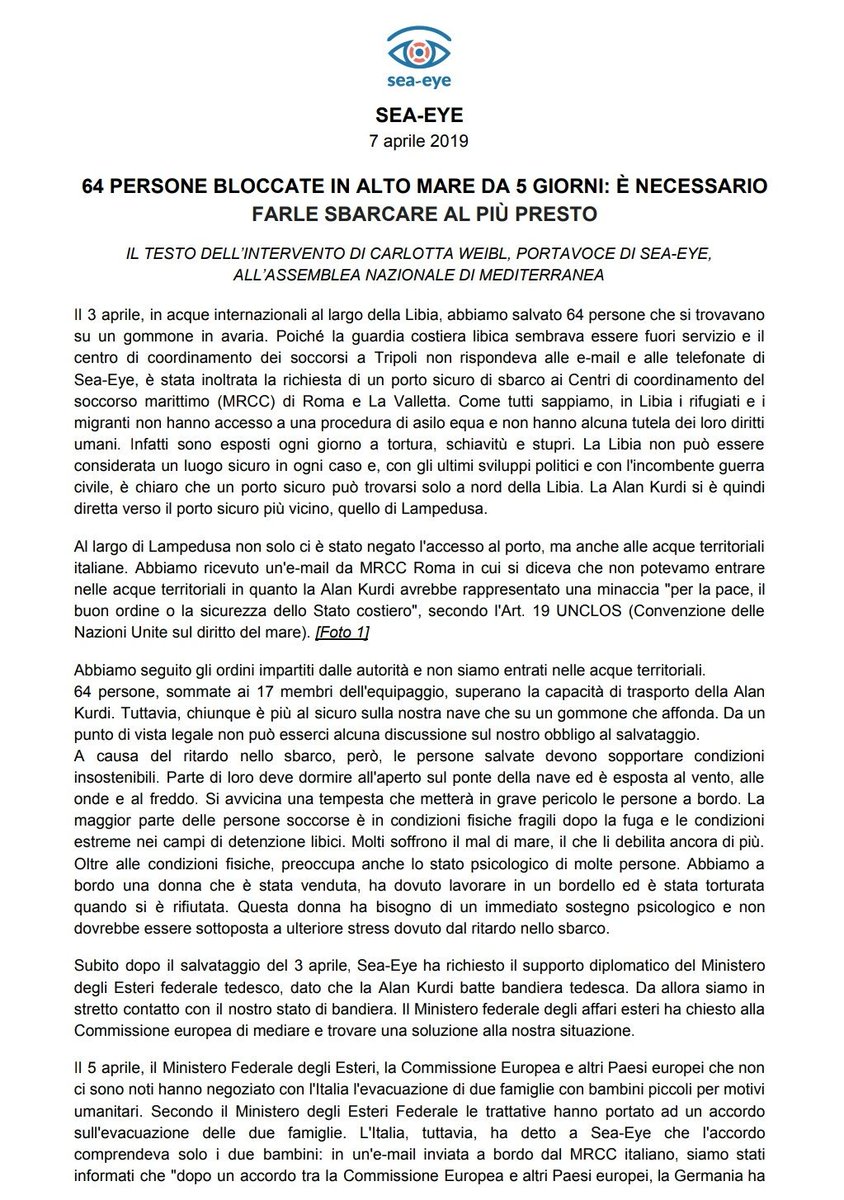 Sea-Eye It tweet media