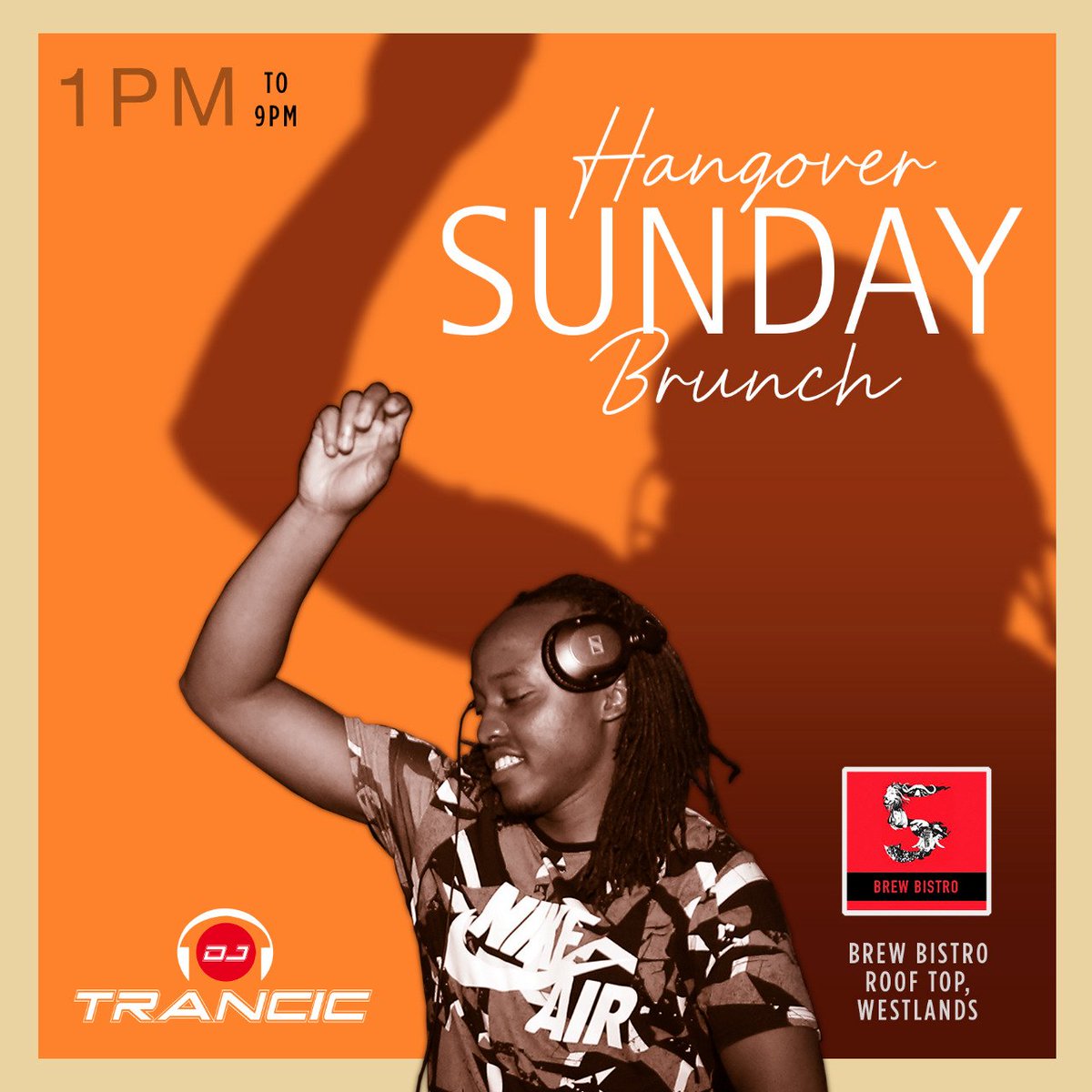 <a href="/djtrancic/">Dj Trancic</a> is here for Sunday Hangover Brunch today from 'til late! Dance to the best of club hits as you enjoy our Sunday Brunch treats! 💯🍹😋🎶🍽
#SundayFunday #BrunchGoals #GetBrewed