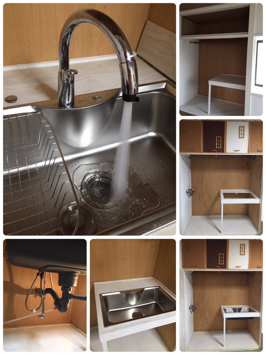 Rierin ﾁﾜﾜ チロル 押し入れdiy 第3弾 今回は ミニキッチン にリノベーションしました ୧ ๑ ๑ ୨ 2階にもちょっとしたキッチンあると良いよね との呟きから ᴗ S S 押し入れだった場所に ﾐﾆｷｯﾁﾝ 作っちゃいました 笑