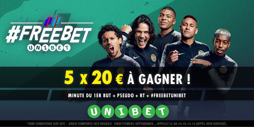 UnibetFrance's tweet photo. ⚽💰 Quelle sera la minute du 1er but inscrit de Paris SG - Strasbourg ?

⏰Fin du jeu à 21h00 ! 
🍀TAS 08/04

#TeamParieur #PSGRCSA https://t.co/ZpM6ocJVIo