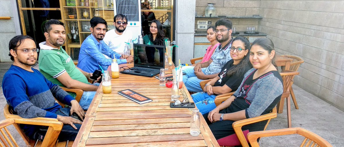 We was at the cafe! 
#umbraCoffee #networking 
#umbraco #community #umbracomeetup #h5yr
#opensource #umbracoahmedabad
