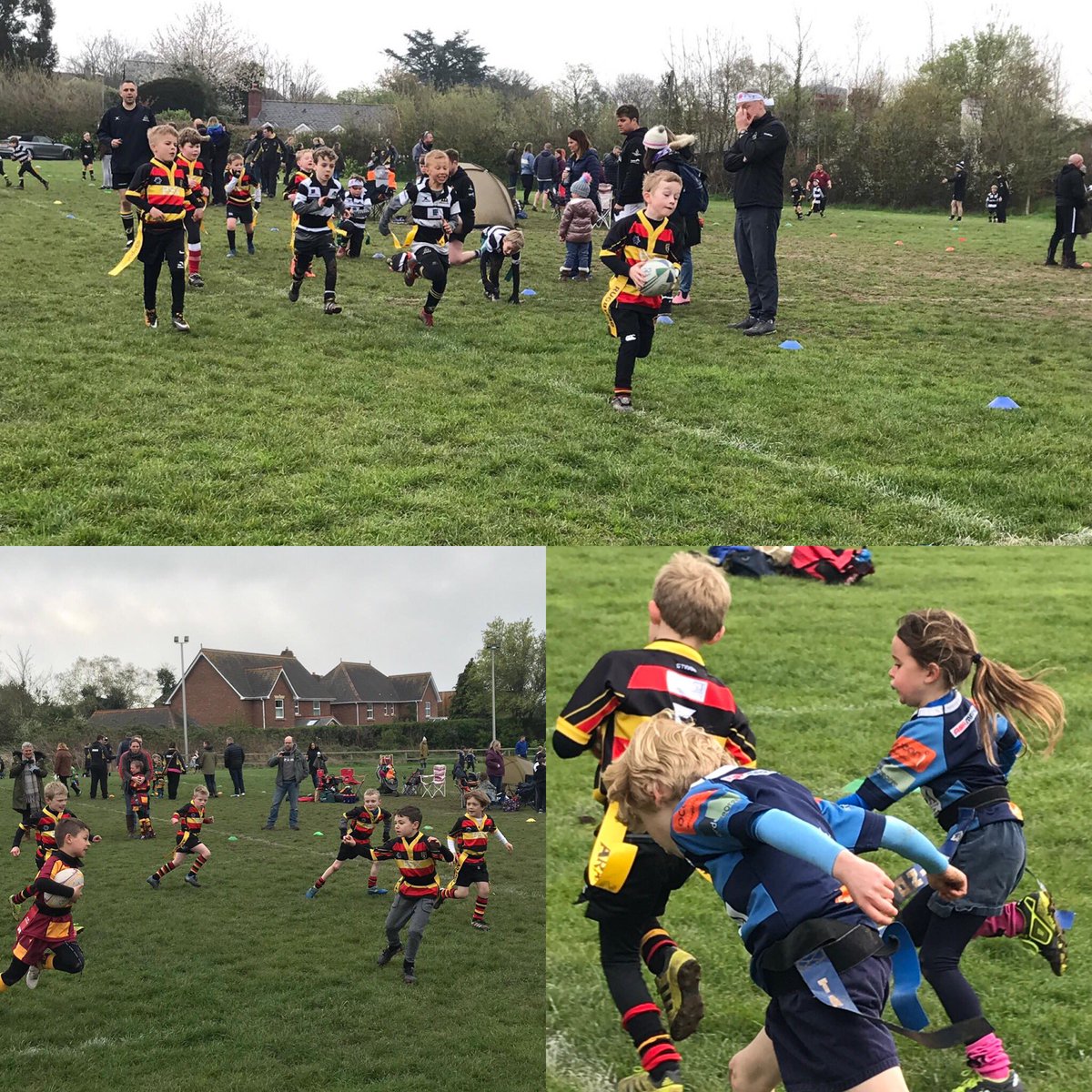 HonitonRfc's tweet photo. The U7’s and U8’s enjoyed there first Festival of the year playing games against @TopshamRFC @OkehamptonRFC @FarnhamRugby and @ImperialRFC https://t.co/OHS7NIb6nW