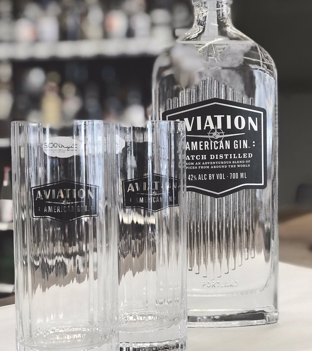 RubyRedTeam's tweet photo. @aviationgin gift sets! Here @rubyredwines @VancityReynolds Grab your bottle of this beautiful American Gin. Comes with 2 free beautiful gin glasses! Also don’t forget our 10% discount on spirts when you come into the shop and quote (spirts 10) https://t.co/vdF4myISrf
