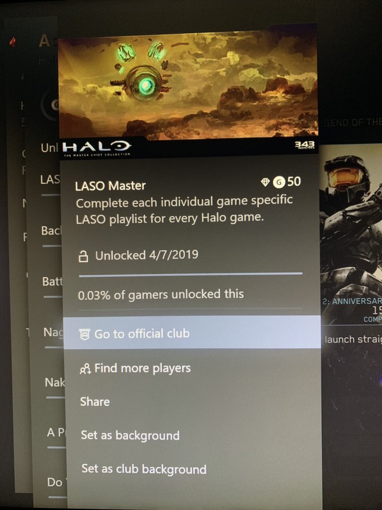 Halo: The Master Chief Collection (Halo MCC) Achievements