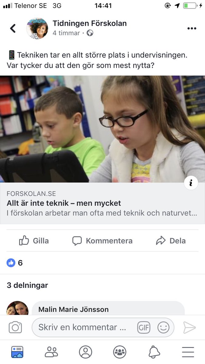 Skolinkvisition's tweet photo. Lite cringe när digitaliseringsexperterna på nya hippa Lärarnas Tidningar lägger ut en artikel om teknik på förskolan som är mer än sex år gammal. https://t.co/A4lRUtx2eT