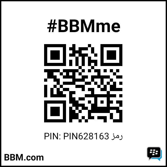 #BBMme PIN: PIN628163
pin.bbm.com/DD59C42F