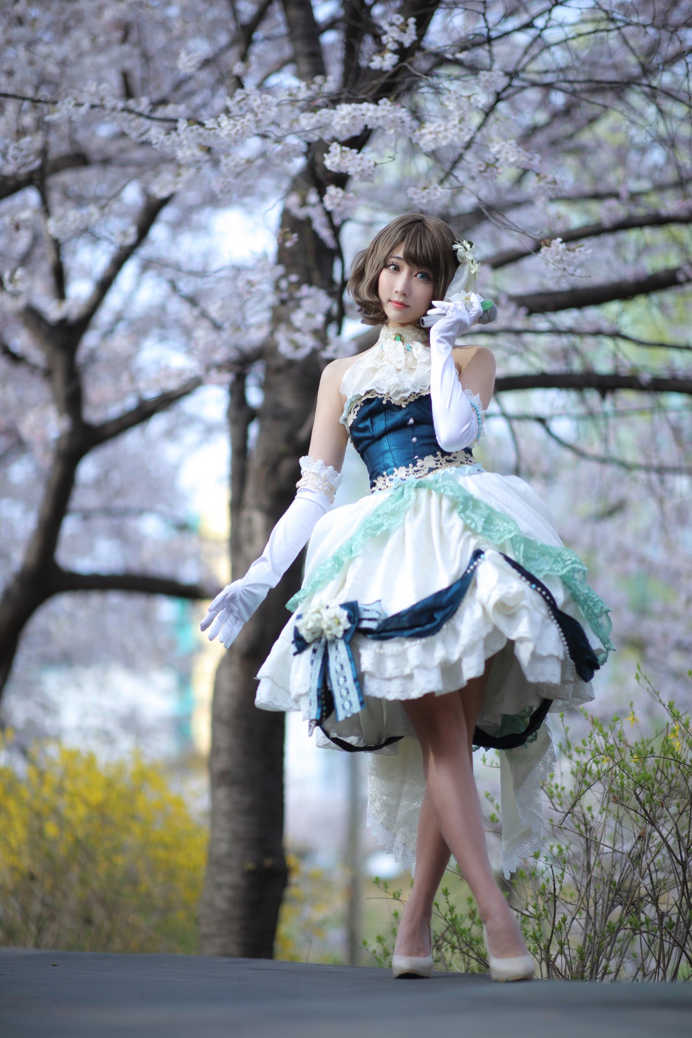 리브 Liv コスプレ The Idolm Ster Cinderella Girls 高垣楓 Ssr 等身大の距離で Flying J2g デレマス デレステ 高垣楓 コスプレ