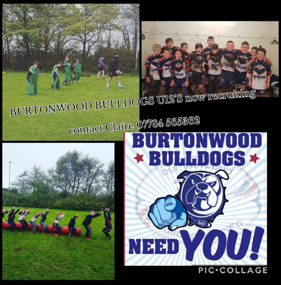 Burtonwood Bulldogs under 12s are recruiting for new and experienced players to join our squad. 
#rugbyleague #communityrugbyleague