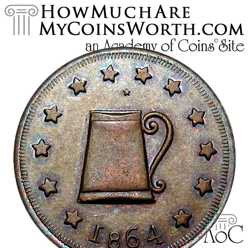 hmamcw's tweet photo. Your #WeeklyCoin:
1864 Empire Saloon Civil War Token
Recently sold for $325 Raw

LET'S HAVE A BEER! This lovely Civil War Token seemed to capture your hearts. A choice token, flashes of mint red. Supports the Union.

#coins #thankyou #civilwar #civilwartoken #1864 #coins https://t.co/QfL8ro6ycA