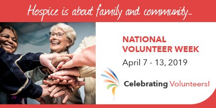 TheAllianceHome's tweet photo. Thank you to all the hospice volunteers who make a difference for the patients and families each and every day. You are an integral part of the interdisciplinary team and you truly are the heart of hospice! #hpm #hospice #MyHospice #volunteers #NationalVolunteerWeek https://t.co/H6fypnGEYC