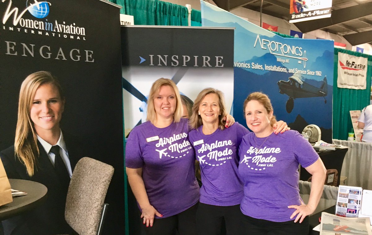 WomenInAviation's tweet image. Last day at #SNF19! #WomeninAviation is representing our WAI Lakeland Chapter today at Hangar A-57. Come visit and find out about more scholarships!