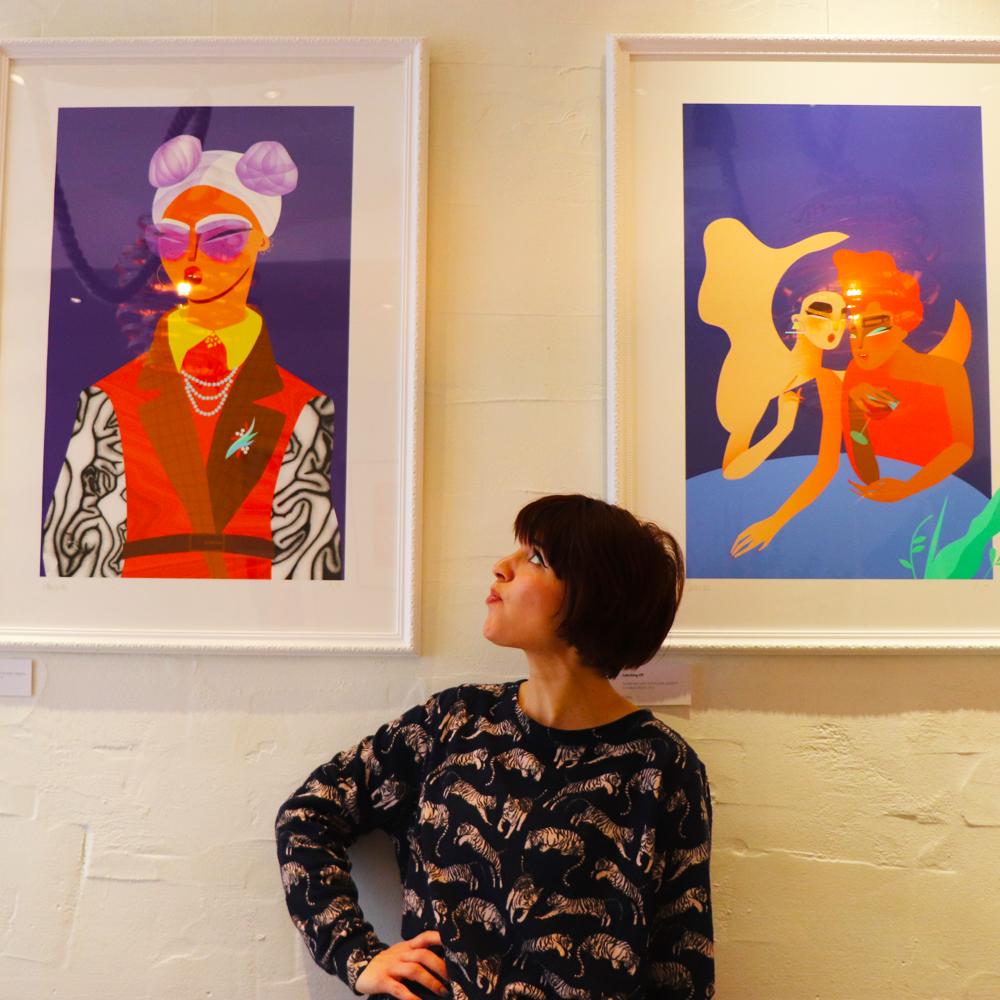 Excited to launch this new art exhibition with @minervaillustrator  🌻
We're organising a special event for this occasion. Join us the 15th of April from 6:30pm. 
DJ set by the amazing @beckystroke 💃🏼
See you at the restaurant! 
(Free entrance, champagne and canapés)