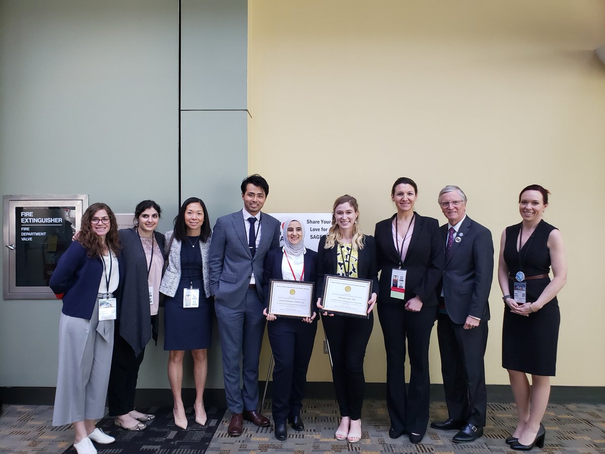 Congratulations to the winners of the SAGES 2019 Best Resident/Fellow Scientific Session Presentation Awards: 1st place: Chantalle Grant, MD, 2nd place: Jin Sol Oh, MD and 3rd place: Nourah Alsharqawi, MBBS MSc