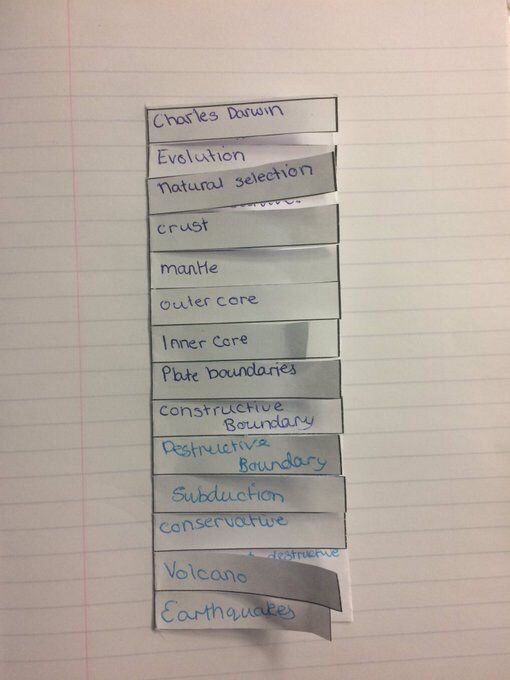 LessonToolbox's tweet photo. Gr8 key word revision idea using #foldables via @mrhynesgeog 

#iwishyoutaughtmykids 🏆

#ukedchat #satchat #aussieEd #pedagoofriday https://t.co/NuwHY7IBrR