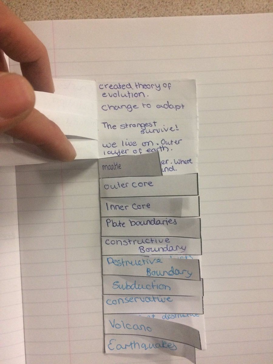 LessonToolbox's tweet photo. Gr8 key word revision idea using #foldables via @mrhynesgeog 

#iwishyoutaughtmykids 🏆

#ukedchat #satchat #aussieEd #pedagoofriday https://t.co/NuwHY7IBrR