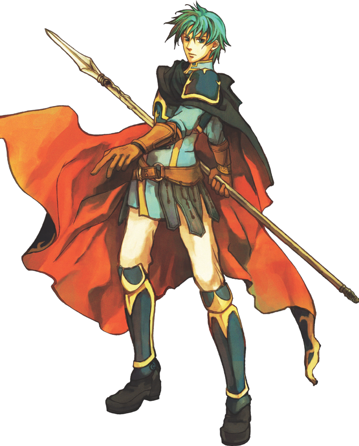 Marth Palette Swap #1: "Ephraim"
Fire Emblem: The Sacred Stones (2004)