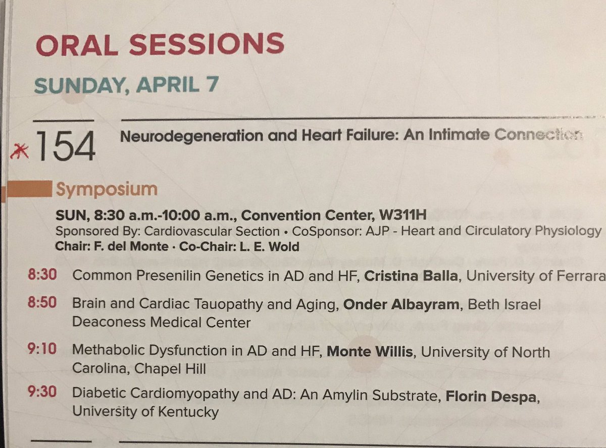 StrokeAHA_ASA's tweet photo. Mouse models of Alzheimer’s disease also have evidence of cardiac dysfunction. #ExpBio #stroke #APSatExpBio https://t.co/3g148Uv450
