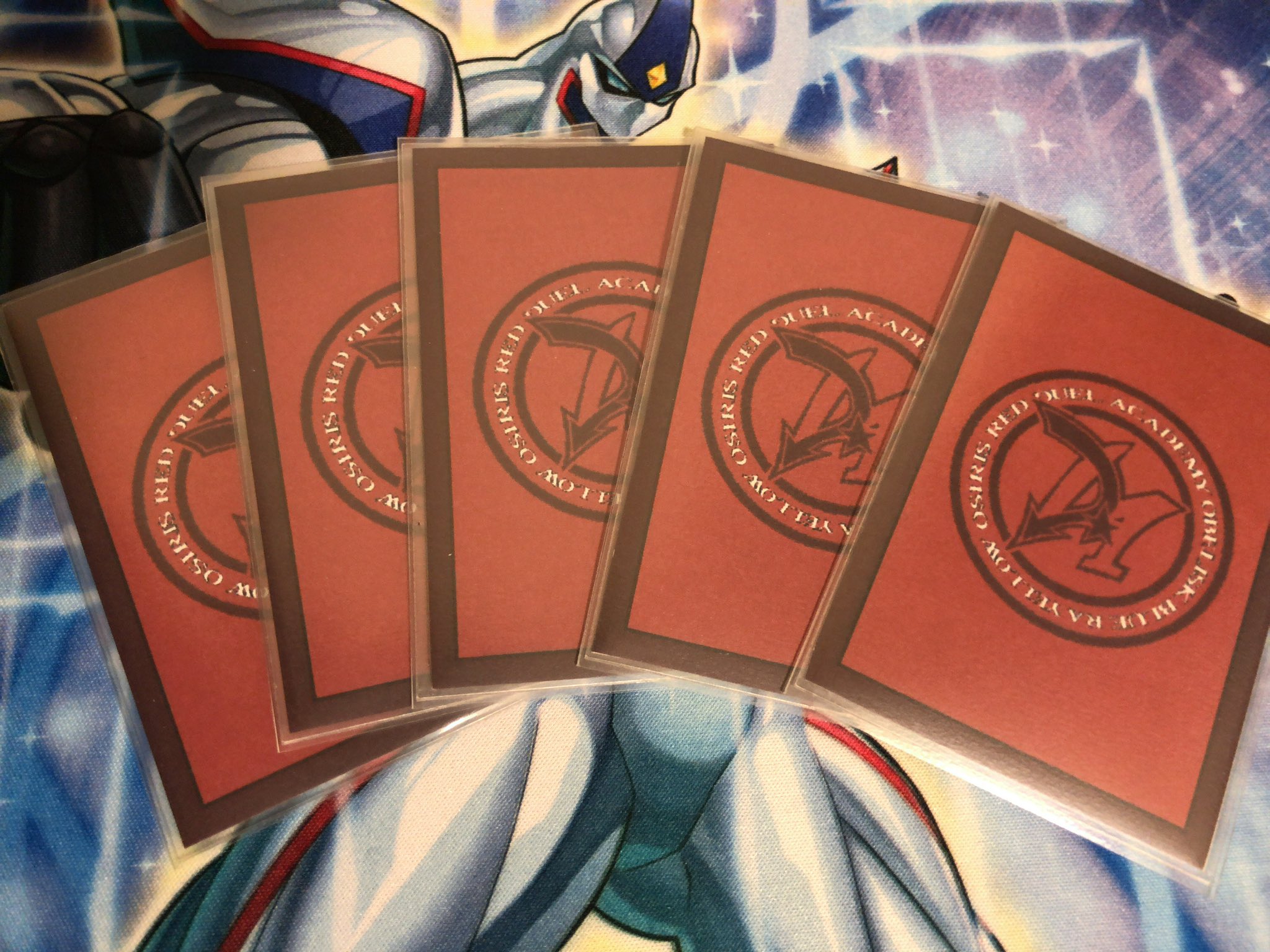 遊戯王GX デュエル・アカデミア 金ロゴ スリーブ
