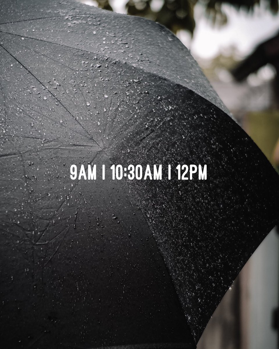 elevateyourlife's tweet photo. Rain or shine we are still here! Our team has planned something special for you. Drive safe and we will see you at one of our three services! 
#crossmountainchurch #leonspringstx #sanantoniotexas #boernetexas https://t.co/1hKXRSvtxv